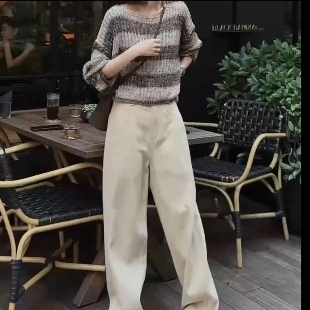 新款遮肉洋气韩版减龄显瘦休闲女装高腰时尚百搭