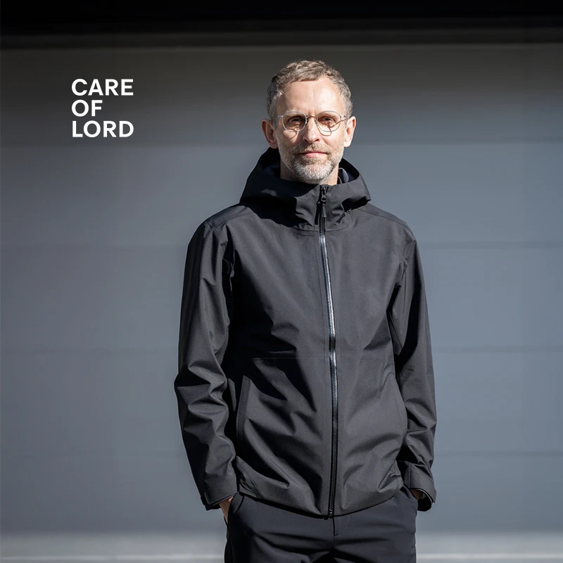 CAREOFLORD｜海神｜春秋男全压胶户外通勤连帽休闲夹克外套762301