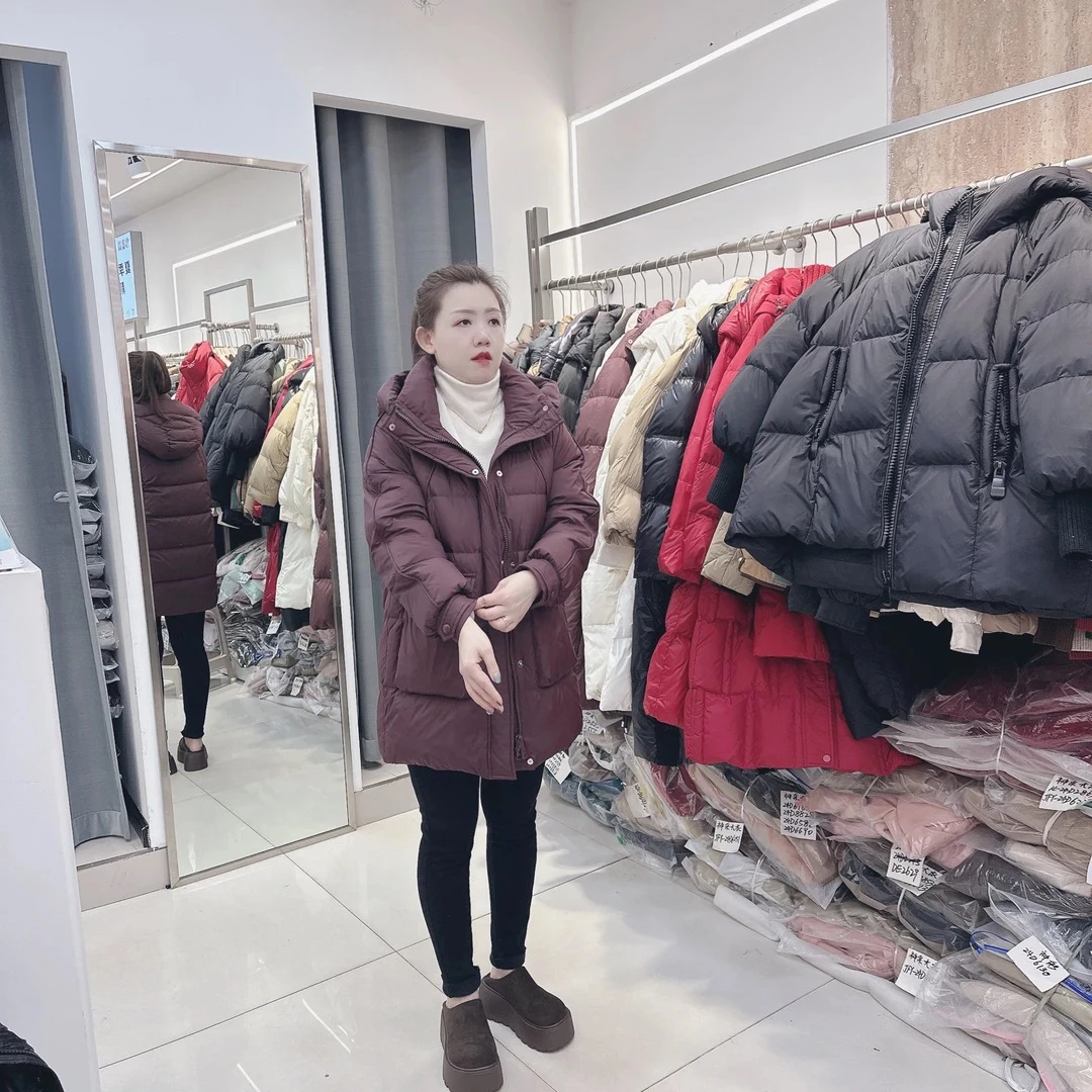 一手长休闲时尚版羽绒服