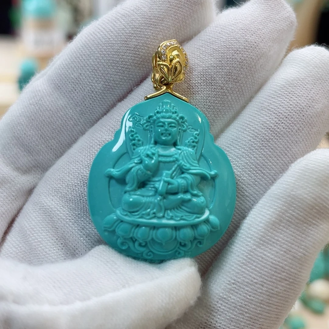 绿松石珠宝奇石未镶嵌