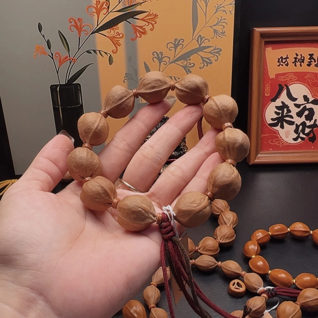 小***招橄榄核手串21.23梅林铁核