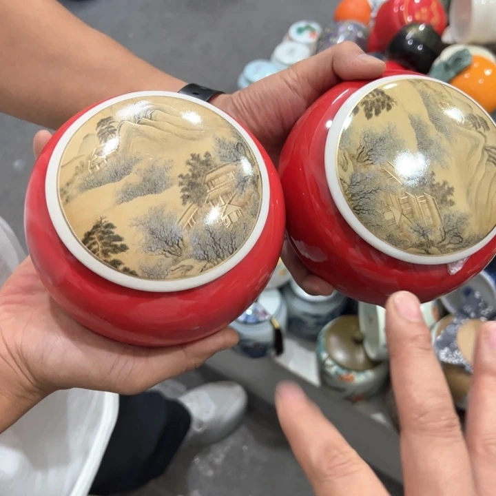 瑕疵福利品陶瓷茶叶罐