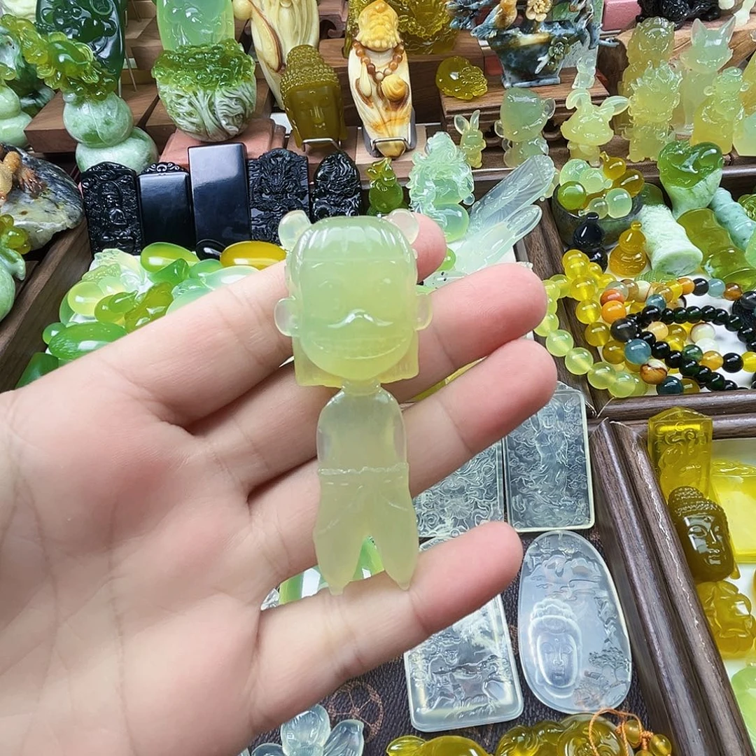 岫玉未镶嵌吊坠(不含链)