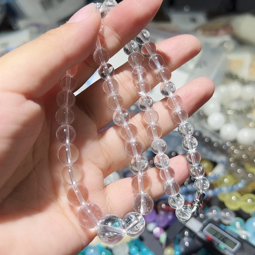 水晶手链未镶嵌喜马拉雅白水晶塔链79号