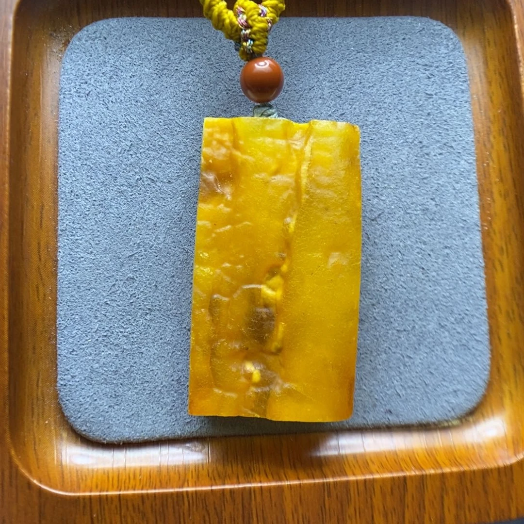 蜜蜡颈饰未镶嵌郎