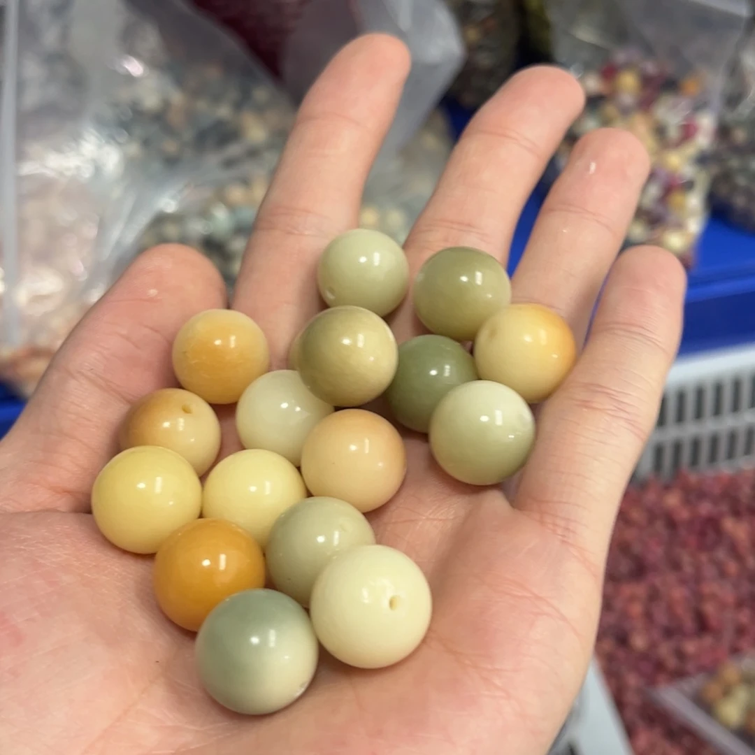 【闪购商品】白玉菩提吊坠z16-17/10+10颗瑕疵大卡