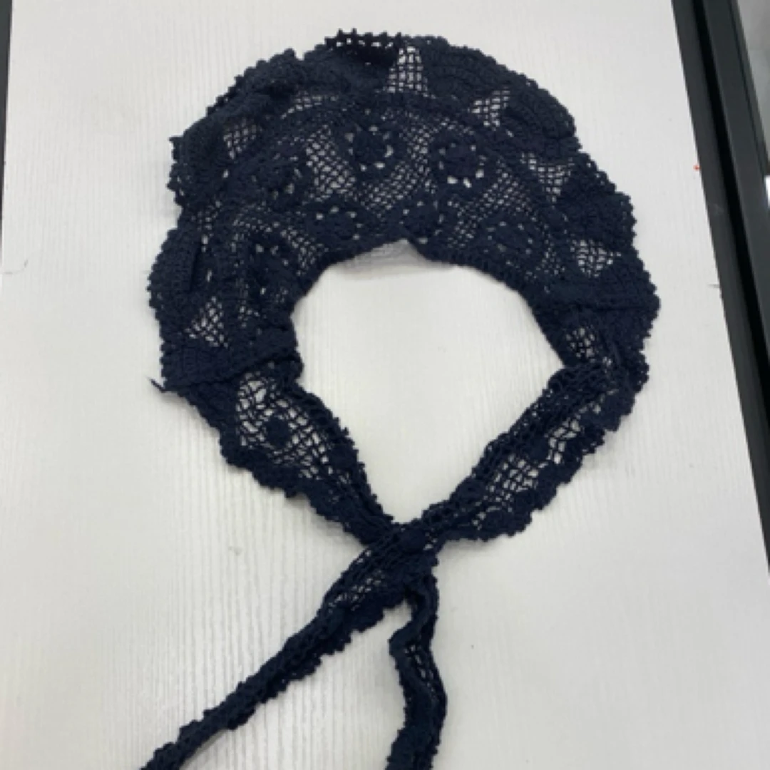 披肩镂空钩花日系丝巾护颈新款花边薄款夏季蕾丝时尚纯色百搭