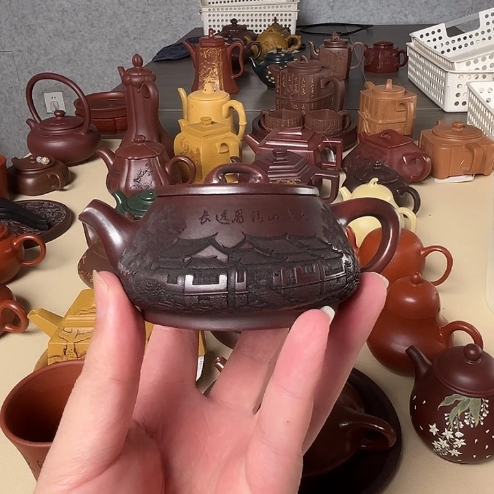 紫砂茶壶宜兴紫砂壶36