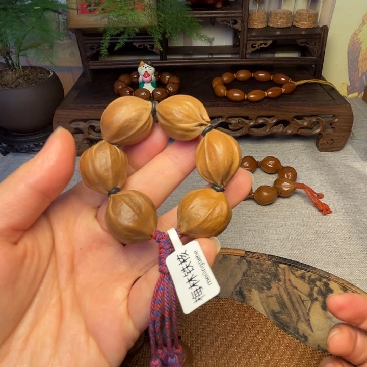 瑜***风手串/手链橄榄核梅林铁四花2.1*2.5