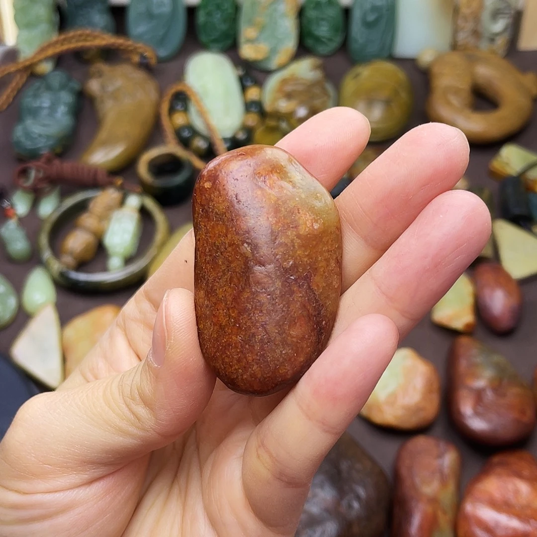 岫岩河磨玉（透闪石质玉）未镶嵌颈饰