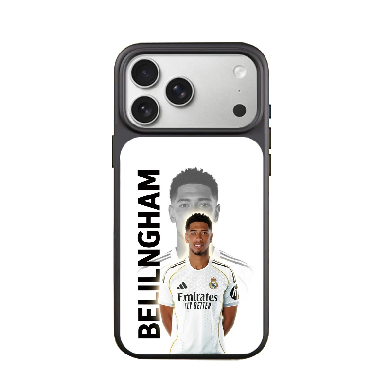 磁吸贝林厄姆苹果17promax手机壳iphone15硬13小米14华为mate70