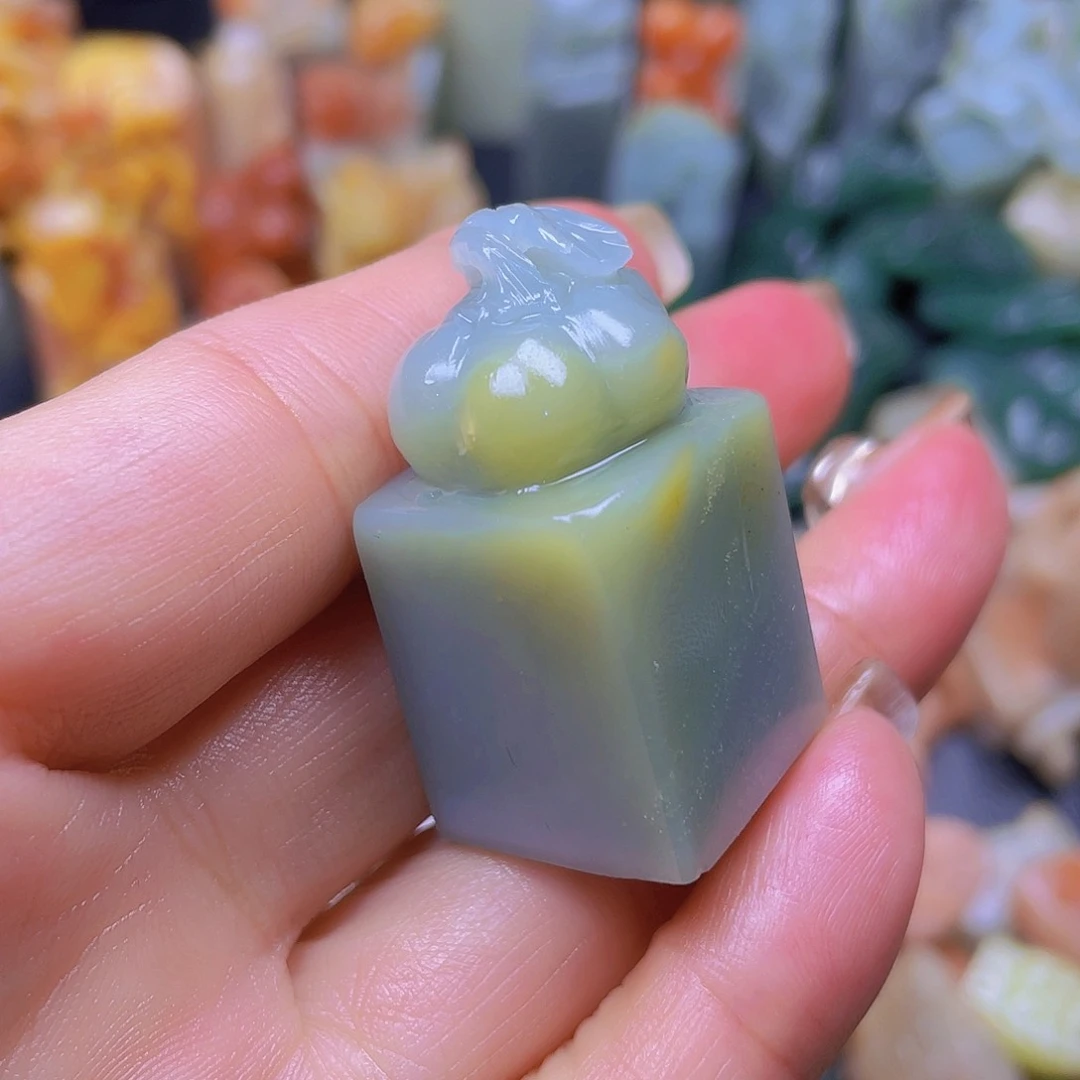 青田石印石纯手工