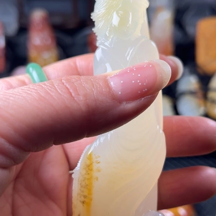 石英质玉（黄龙玉）未镶嵌手链