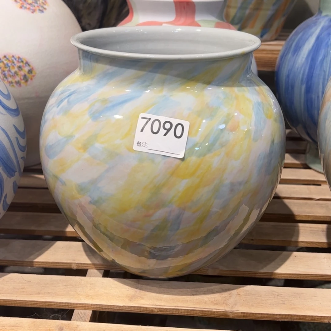 瓷片7090高24口15默认无孔的，