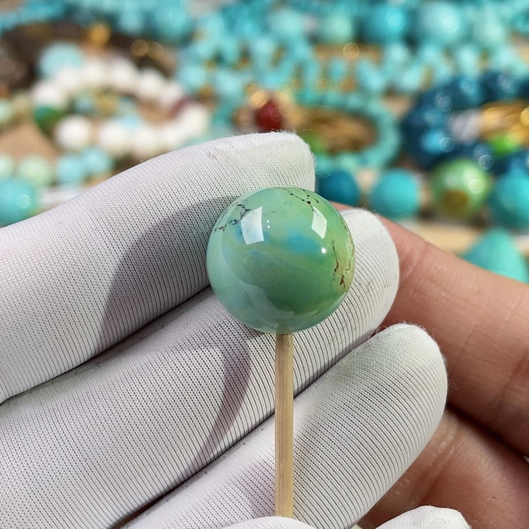 绿松石未镶嵌珠宝奇石16mm