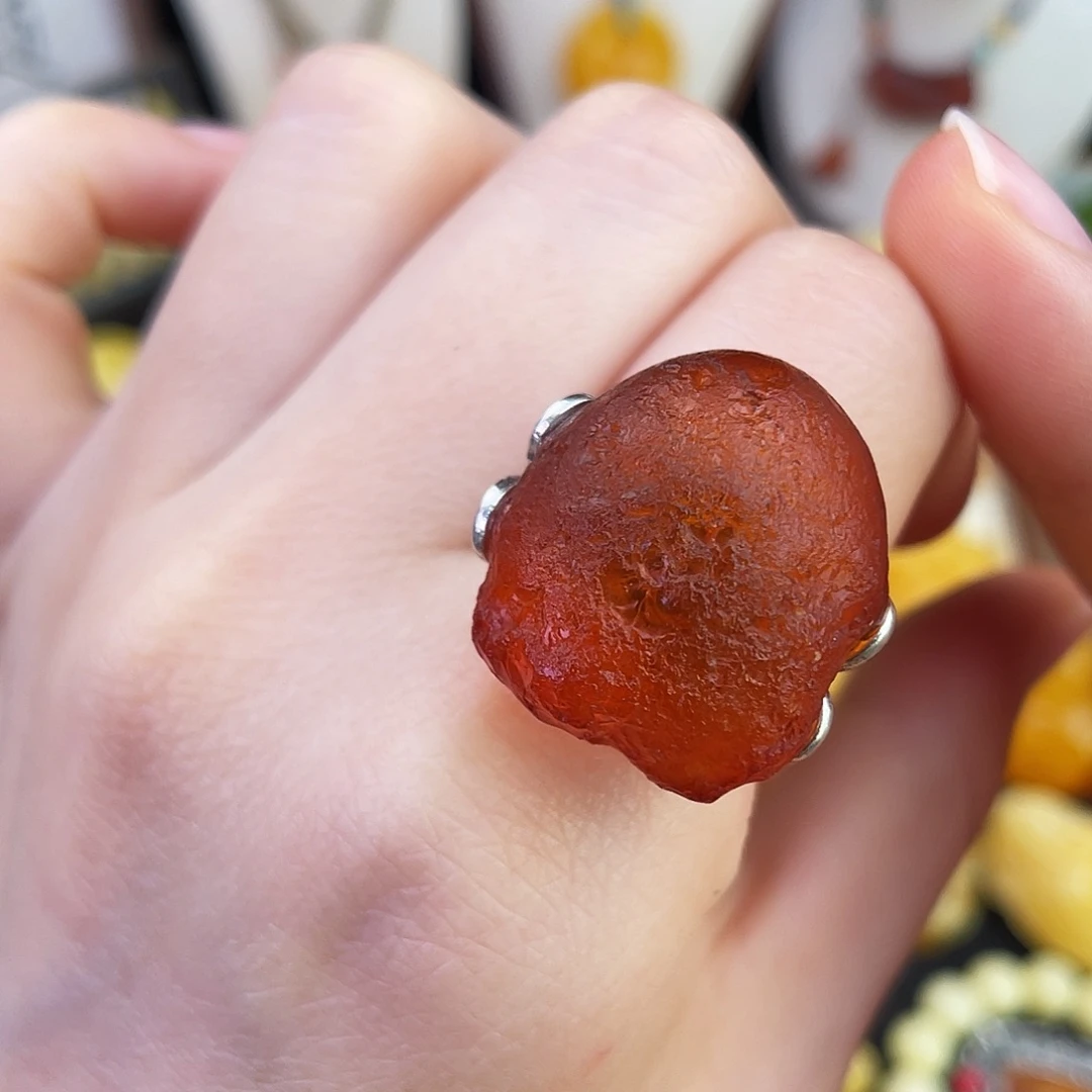 琥珀未镶嵌裸石我