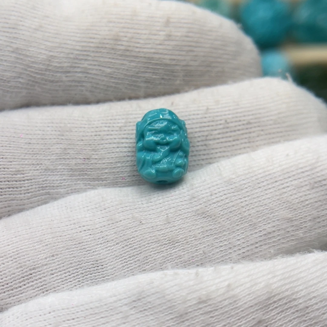 绿松石未镶嵌颈饰卡8.3-11.7-7.6