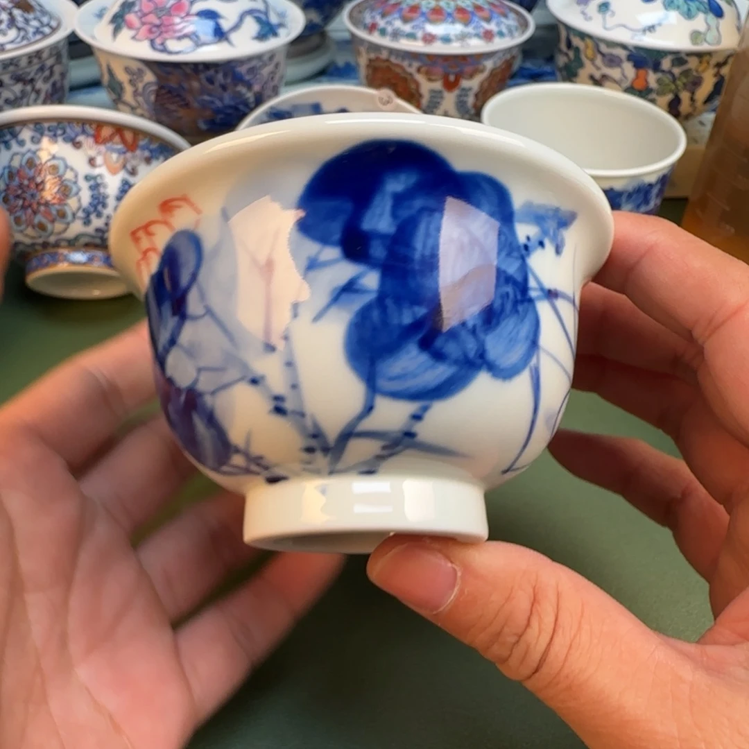 纯手工纯手绘茶具石头55