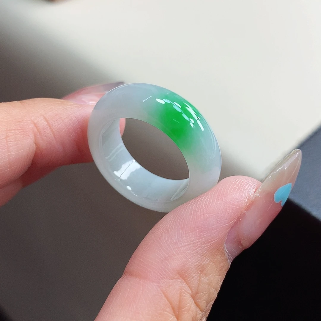 翡翠戒指未镶嵌19-20号