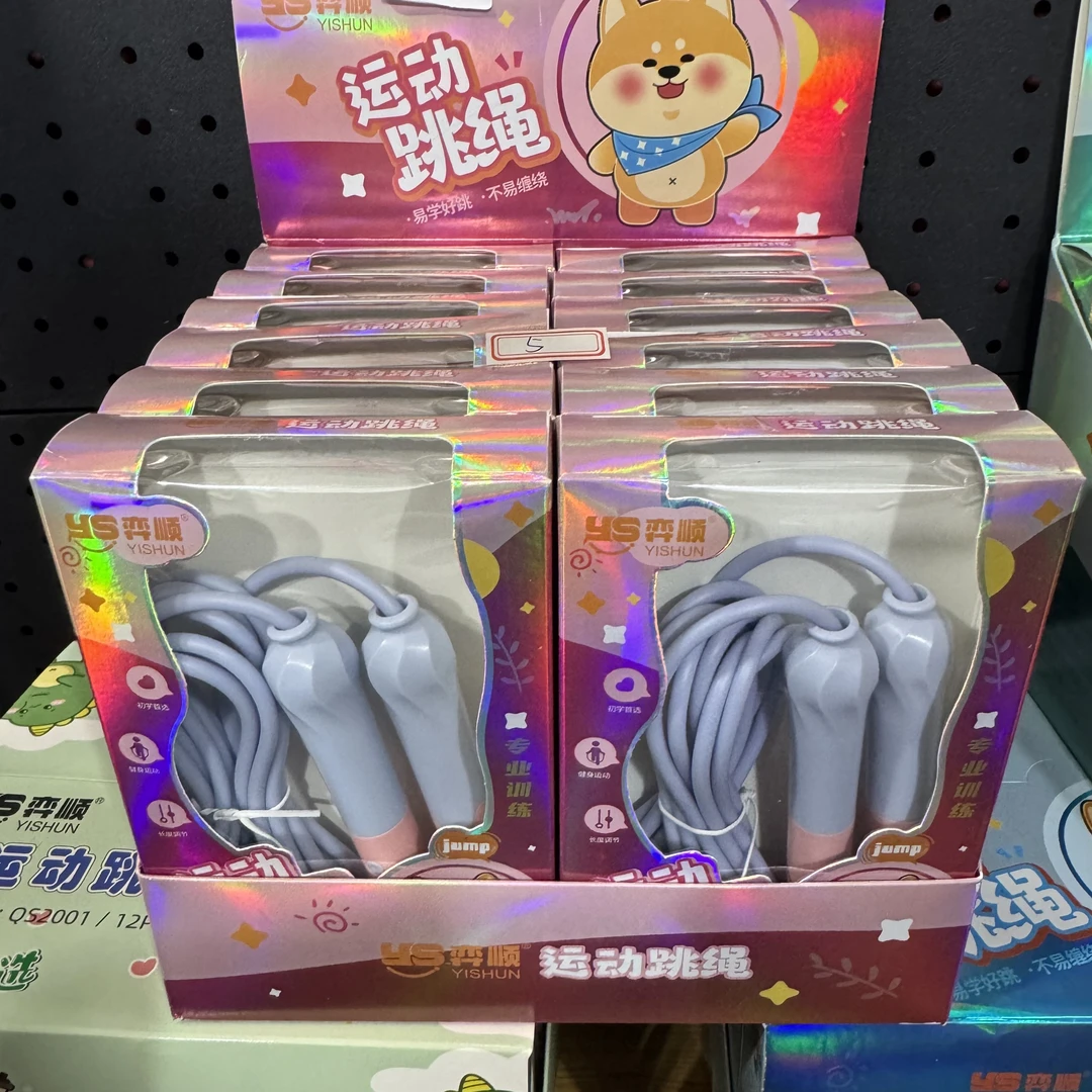 XCP0165卡通撞色胶绳12盒/展