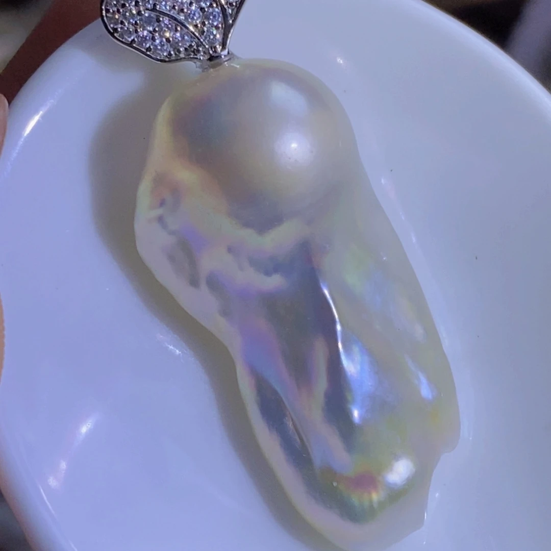 合金淡水珍珠天然淡水珍珠（微瑕）
