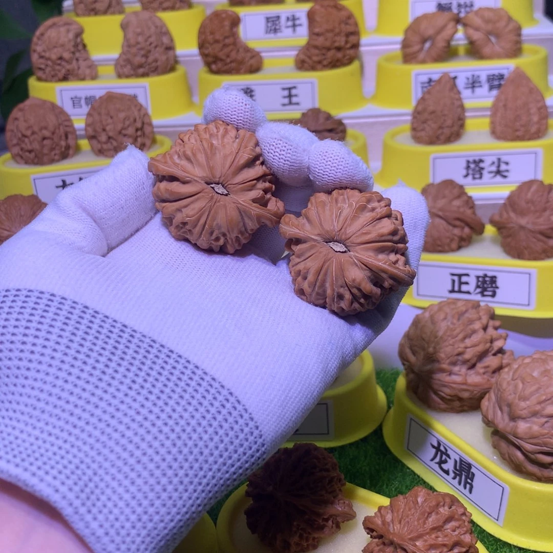 用***1桃核把件磨盘正磨盘