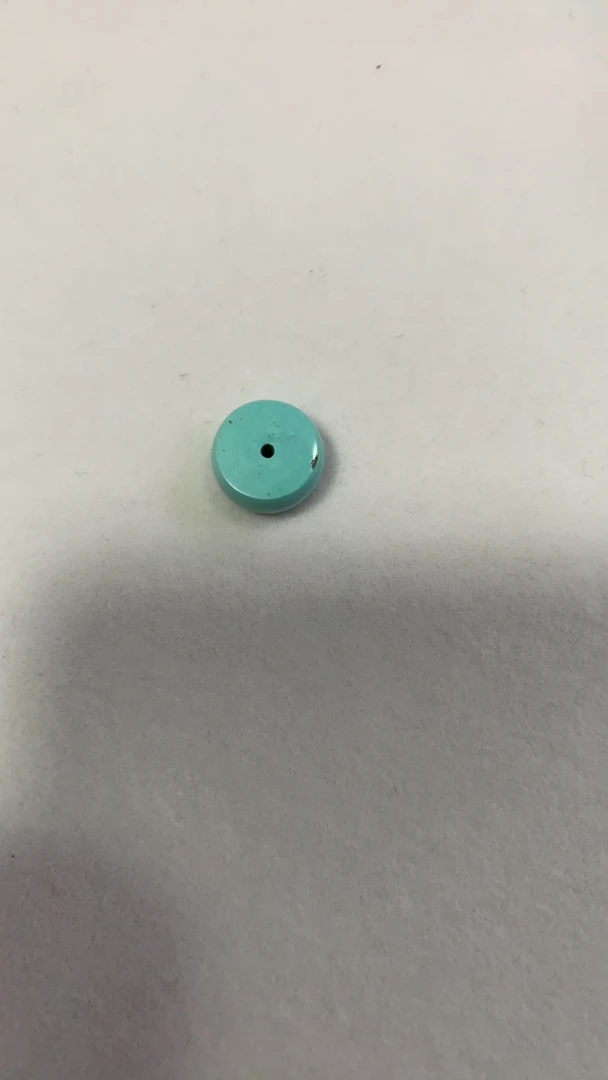 天然原矿绿松石隔片