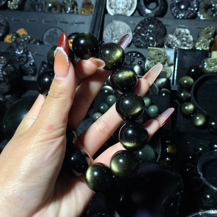 【闪购商品】黑曜岩珠宝奇石未镶嵌