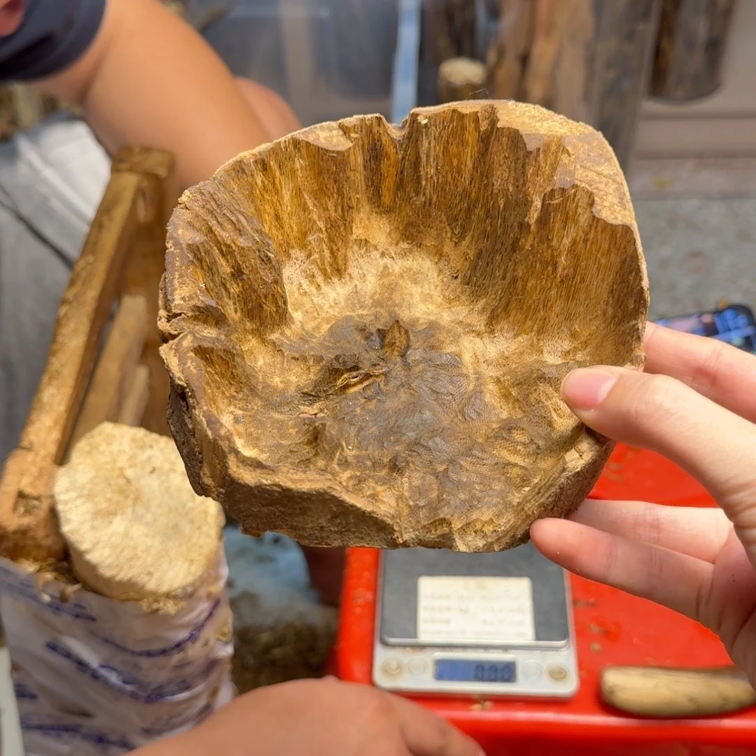 德***潘沉香碎屑沉香奇楠包头块料109克