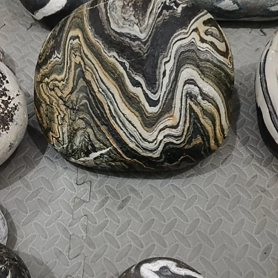 石头天然画面石摆件