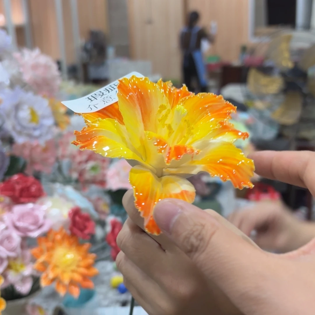 陶瓷花，20元发货，退款拉黑1163瑕疵