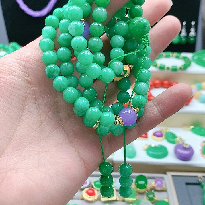 翡翠颈饰14K金镶嵌项链