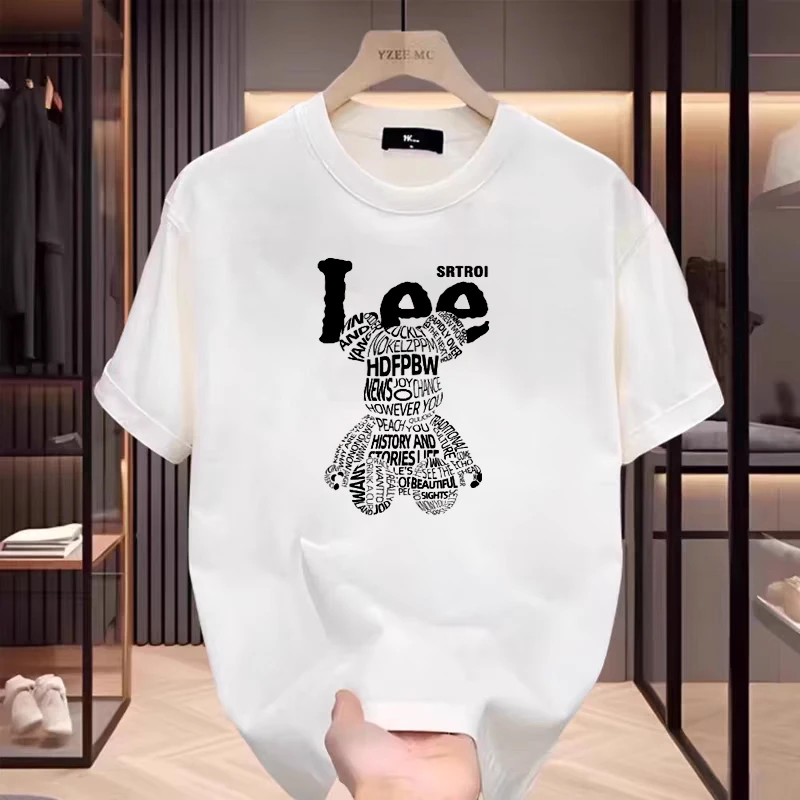 2025高档纯棉男士修身T恤半袖夏季t休闲时尚圆领男装轻奢个性百搭