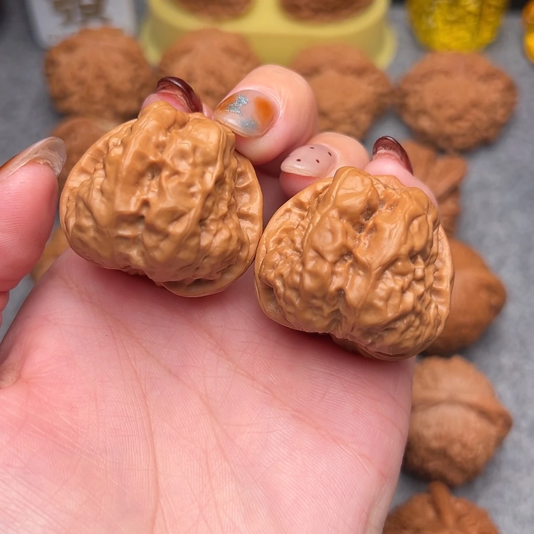 把件文玩核桃给****牙毕业精品精配三角蛙37尺寸