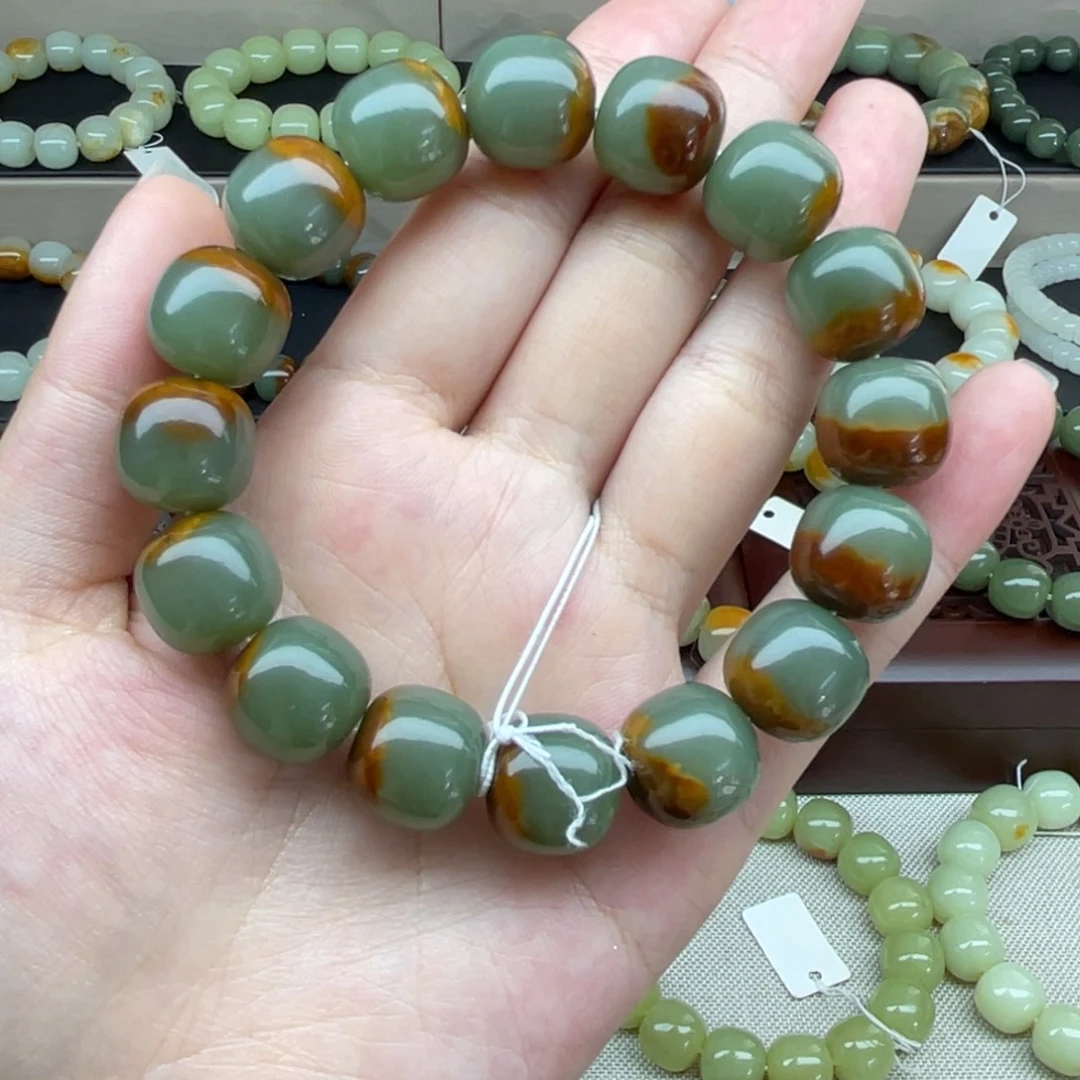 和田玉（糖玉）未镶嵌手链