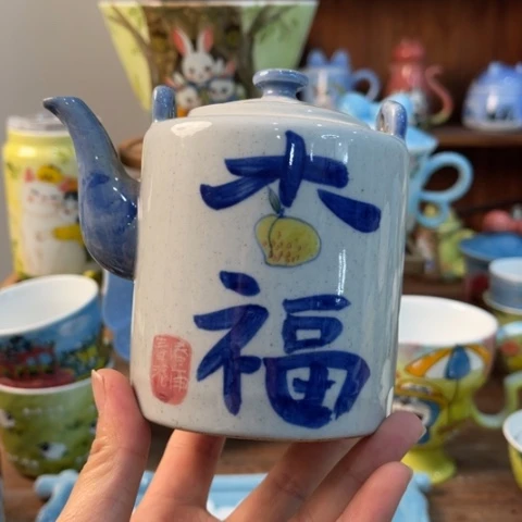 炉景德镇釉下手绘陶瓷