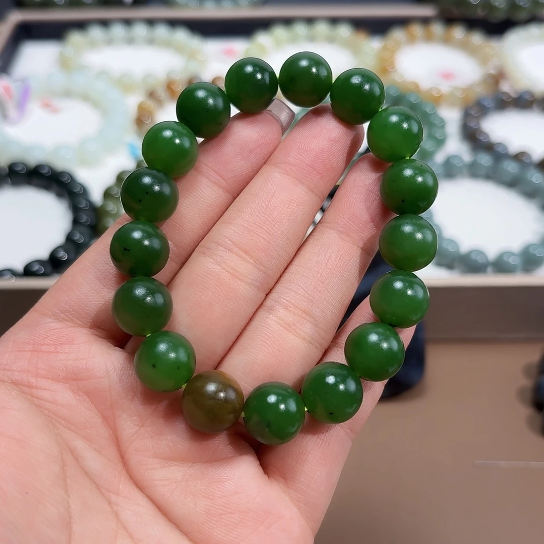 未镶嵌手链和田玉（碧玉）新疆 12