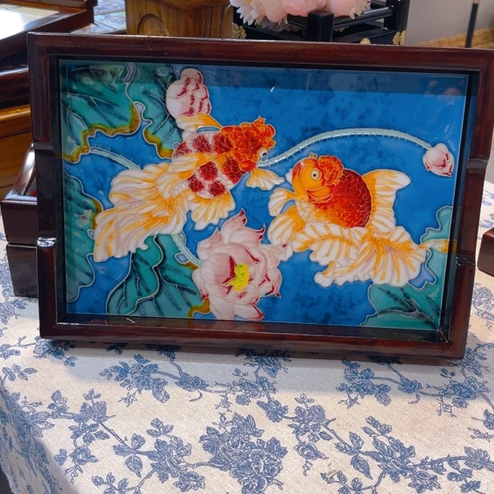 一体款瓷板画艺术作品