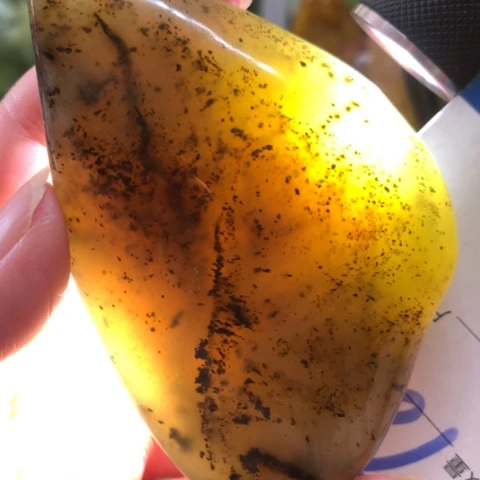 蛇纹石玉未镶嵌手把件