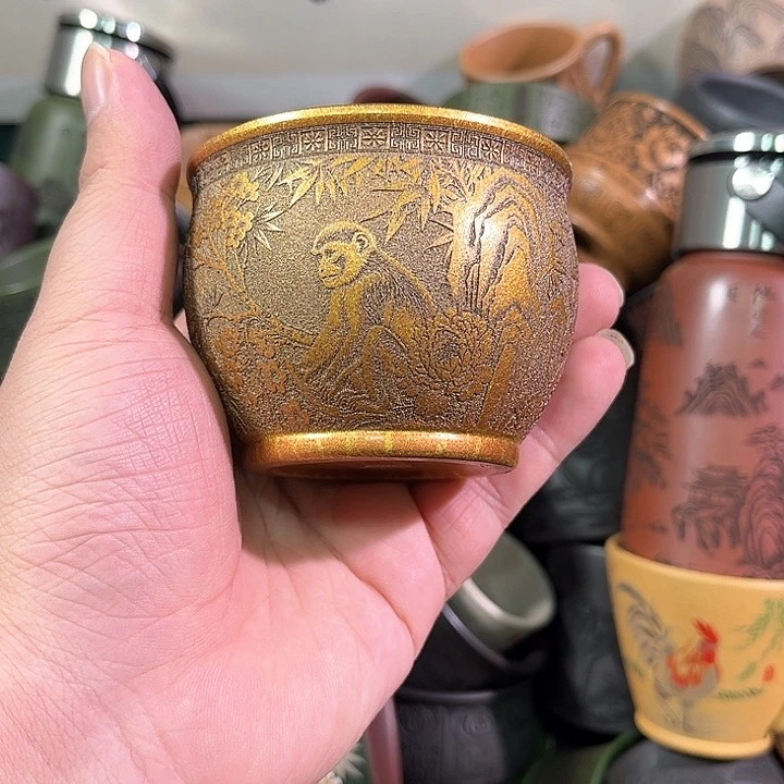 茶杯紫砂全手工紫砂主人杯