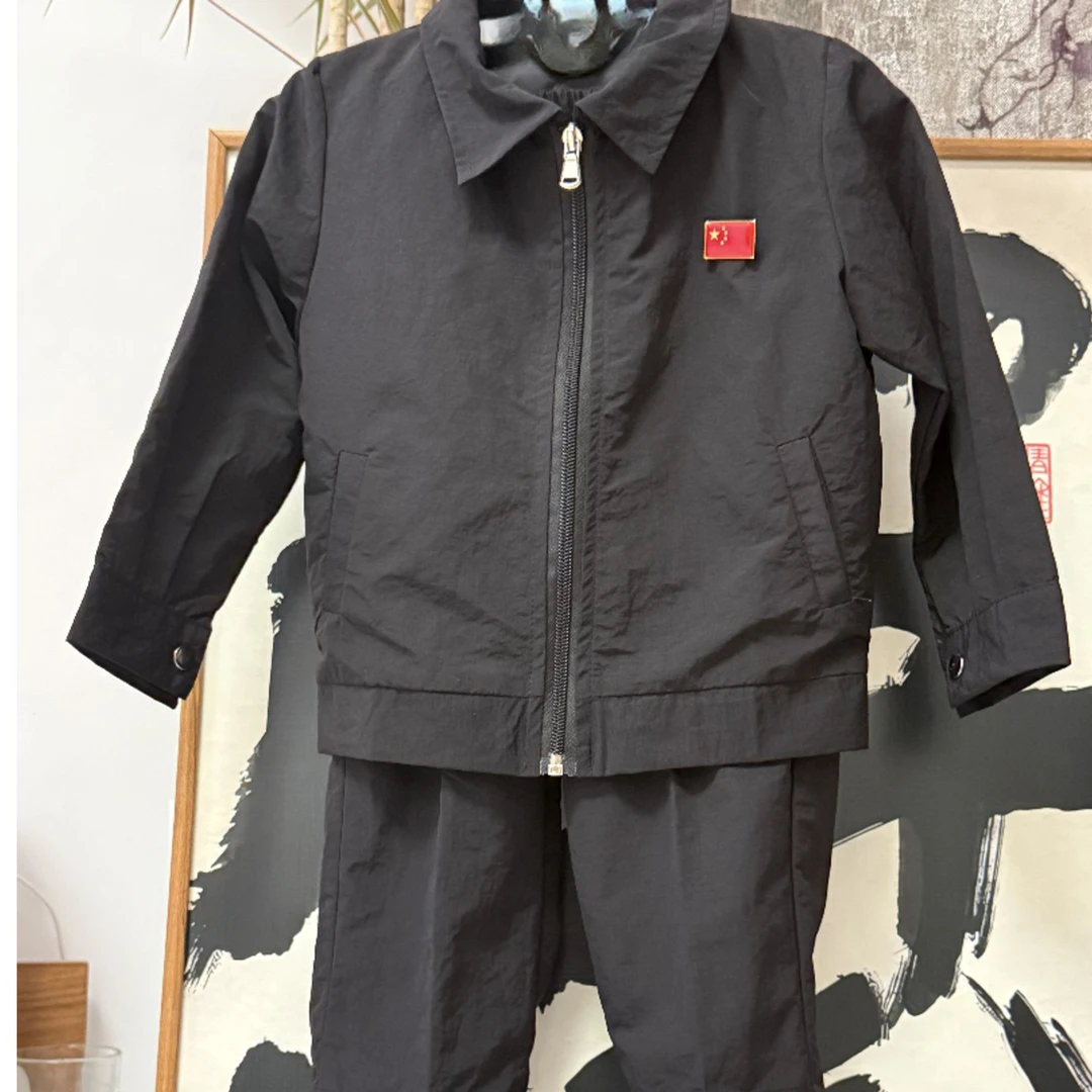 儿童版行政款夹克套装春秋季大礼儿同款版型秋款 国风(现货发售)