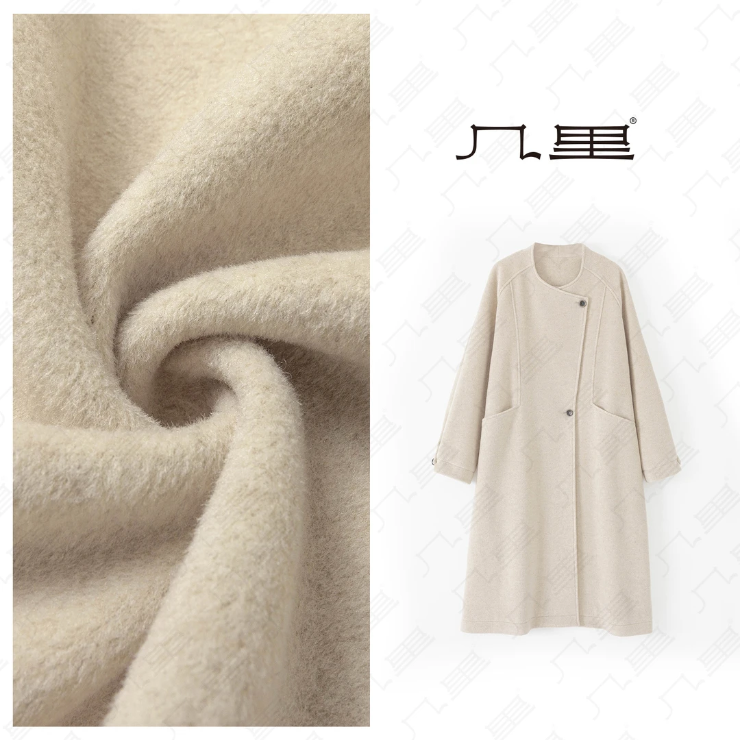 几里与麻【赫本风】高级感秋冬长款外套 1102982