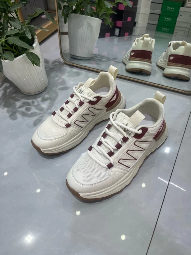 淘鞋馆0137032新款男士真皮透网舒适百搭潮流轻便软底休闲运动鞋