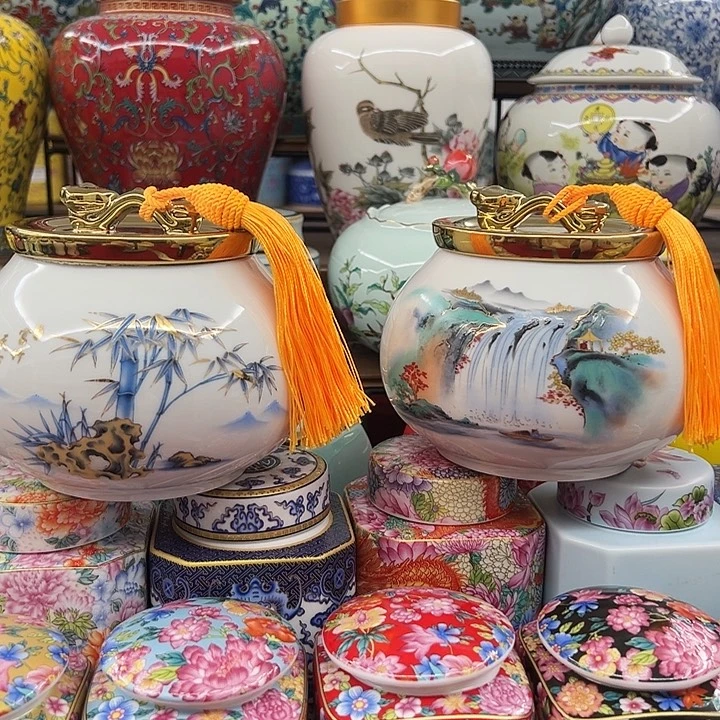 瓷片茶叶罐罐罐罐罐呀呀呀@@