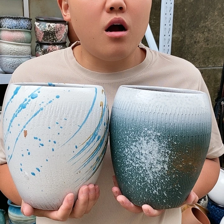 红泥花盆口16高20福利