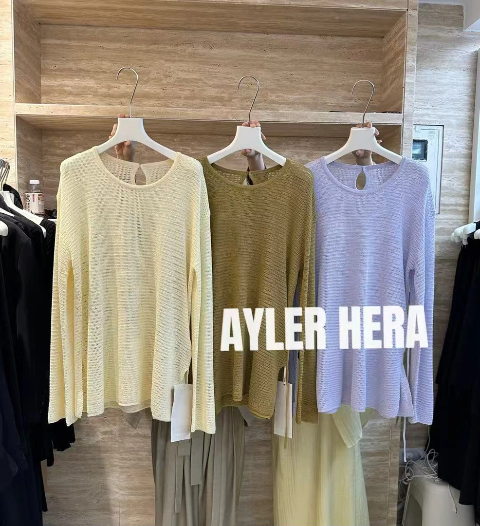 赫拉圆领长袖显瘦上衣 W25033（福福）