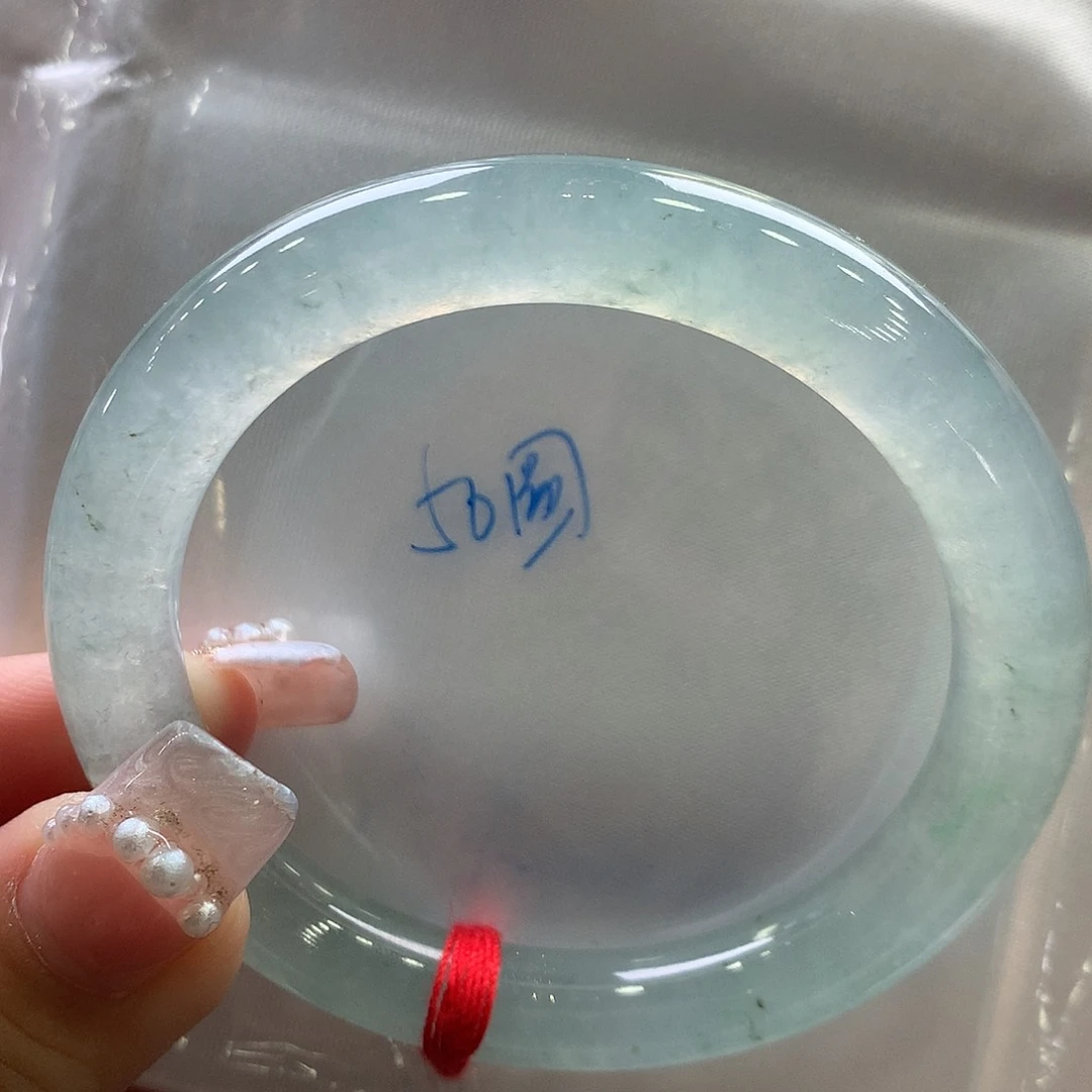 翡翠手镯未镶嵌50圆条