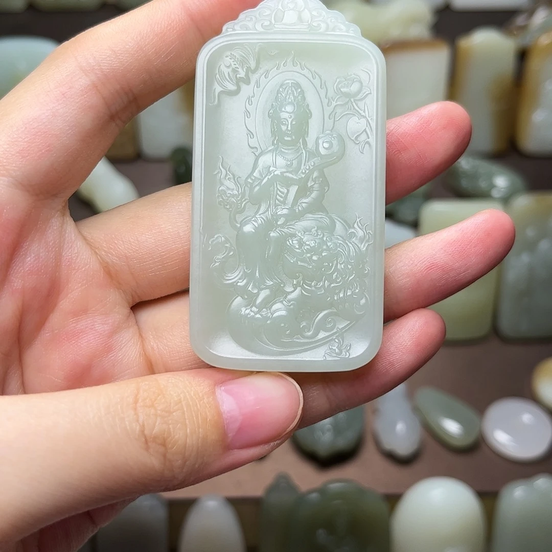 和田玉颈饰未镶嵌如**水