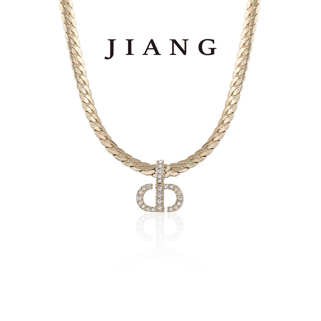 铜合金项链 CNC精工 CD轻奢时尚气质项链 4312