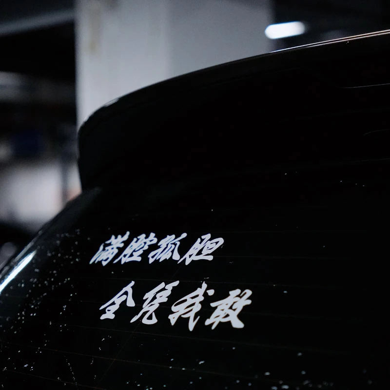 2025年网红车贴镂空个性车贴后挡玻璃车贴创意贴纸装饰贴不留胶
